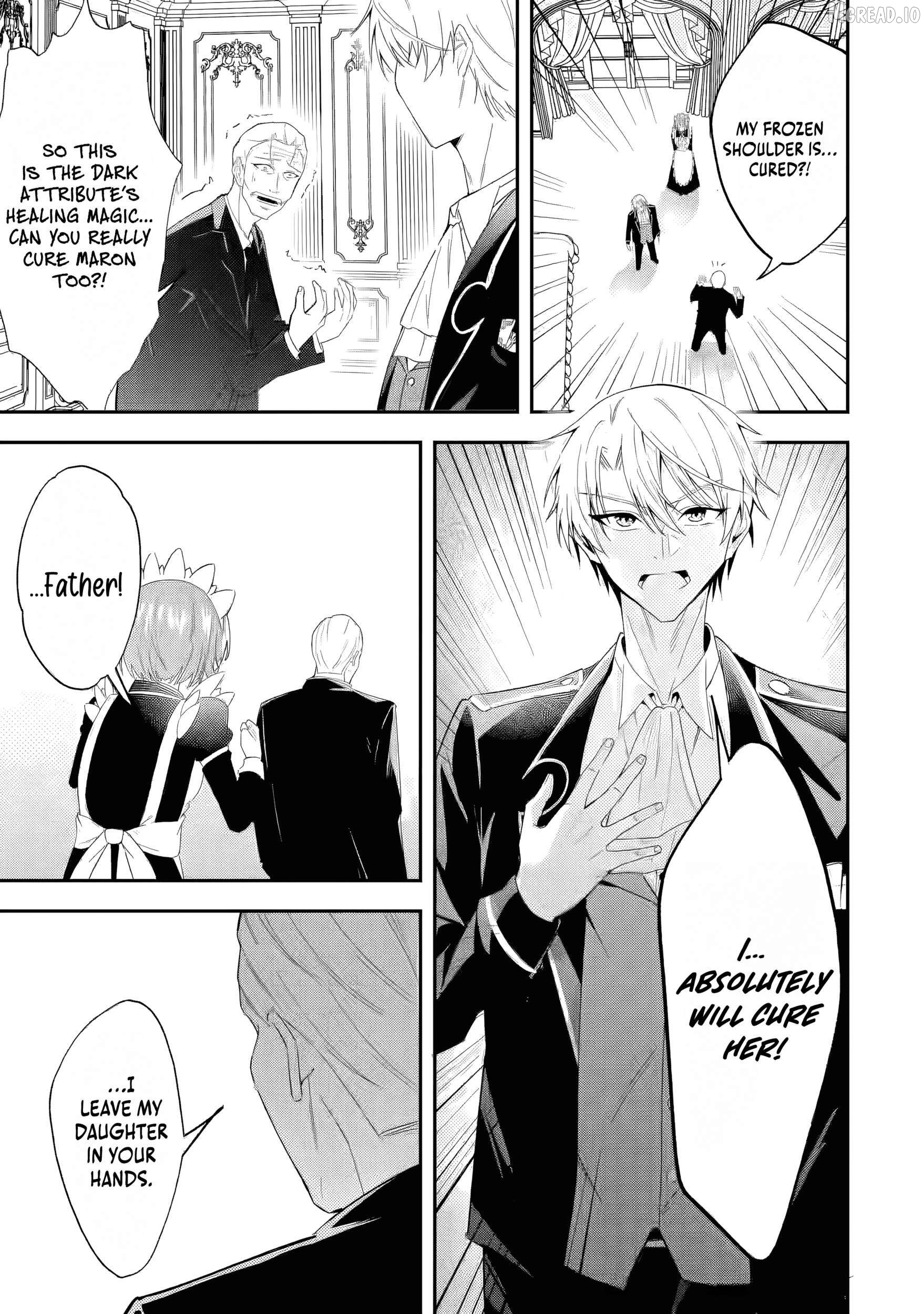 Shokei Flag No Akuyaku Kizoku Ni Tensei Shitaga, Shinitakunainode Yami Maho Wo Kiwamete Heroine Tachi Wo Sukuimasu Byojakuna Heroine Wo Care Shitara Naze Ka Ore Ga Dekiai Sareta Ken Chapter 2 - page 14