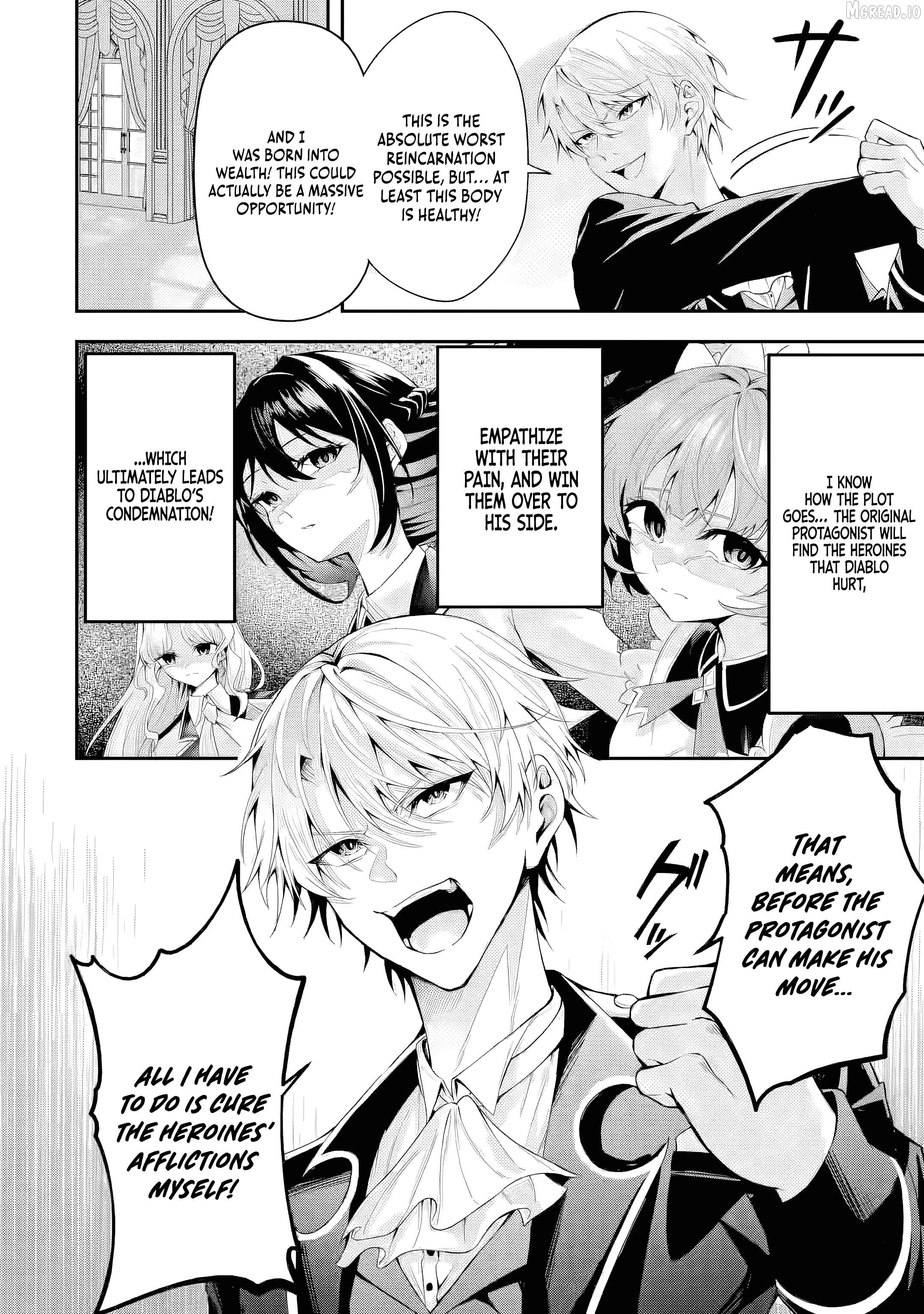 Shokei Flag No Akuyaku Kizoku Ni Tensei Shitaga, Shinitakunainode Yami Maho Wo Kiwamete Heroine Tachi Wo Sukuimasu Byojakuna Heroine Wo Care Shitara Naze Ka Ore Ga Dekiai Sareta Ken Chapter 1 - page 22
