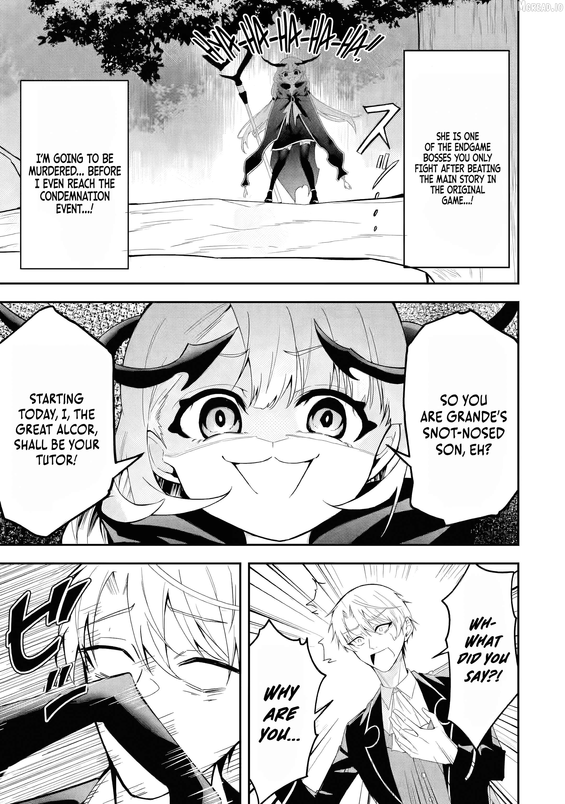Shokei Flag No Akuyaku Kizoku Ni Tensei Shitaga, Shinitakunainode Yami Maho Wo Kiwamete Heroine Tachi Wo Sukuimasu Byojakuna Heroine Wo Care Shitara Naze Ka Ore Ga Dekiai Sareta Ken Chapter 1 - page 43