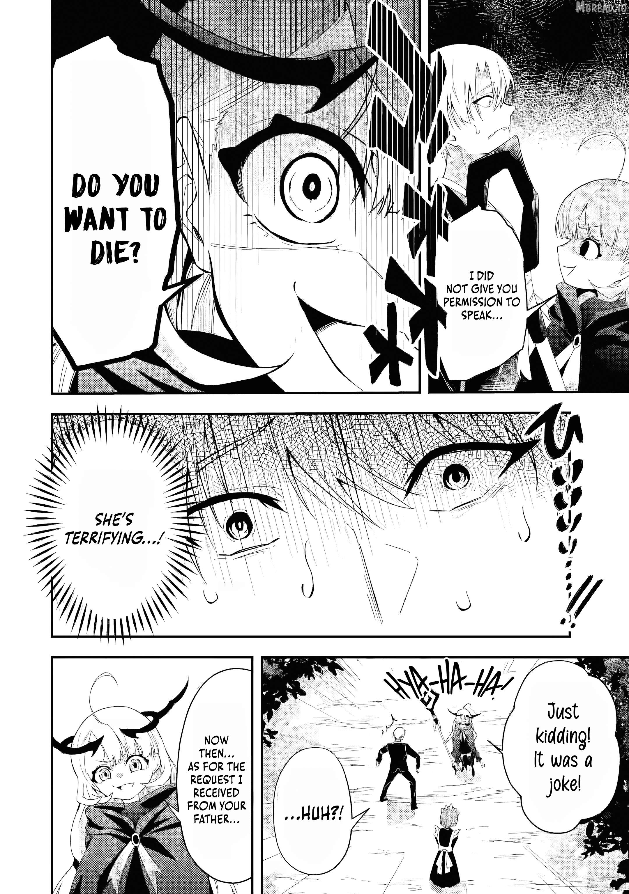 Shokei Flag No Akuyaku Kizoku Ni Tensei Shitaga, Shinitakunainode Yami Maho Wo Kiwamete Heroine Tachi Wo Sukuimasu Byojakuna Heroine Wo Care Shitara Naze Ka Ore Ga Dekiai Sareta Ken Chapter 1 - page 44