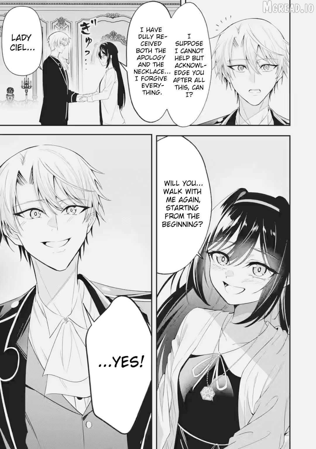 Shokei Flag No Akuyaku Kizoku Ni Tensei Shitaga, Shinitakunainode Yami Maho Wo Kiwamete Heroine Tachi Wo Sukuimasu Byojakuna Heroine Wo Care Shitara Naze Ka Ore Ga Dekiai Sareta Ken Chapter 3.2 - page 11