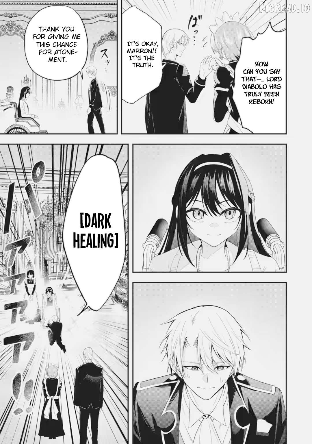 Shokei Flag No Akuyaku Kizoku Ni Tensei Shitaga, Shinitakunainode Yami Maho Wo Kiwamete Heroine Tachi Wo Sukuimasu Byojakuna Heroine Wo Care Shitara Naze Ka Ore Ga Dekiai Sareta Ken Chapter 3.2 - page 7