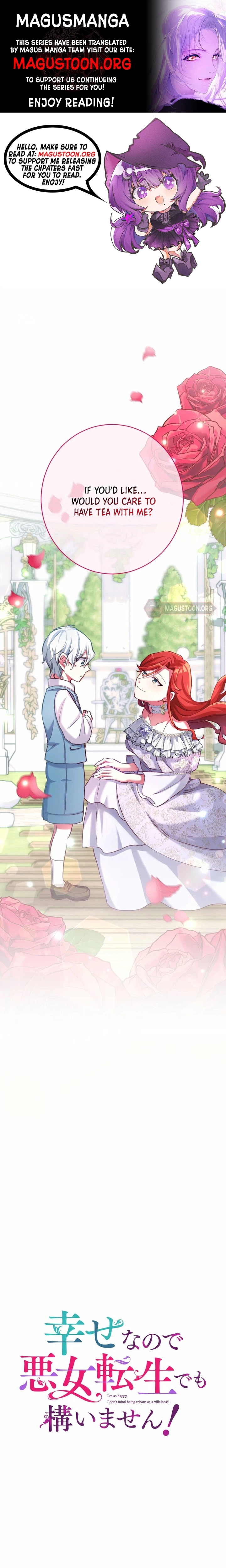 Shiawase na no de Akujo Tensei demo Kamaimasen! Chapter 3 - page 1