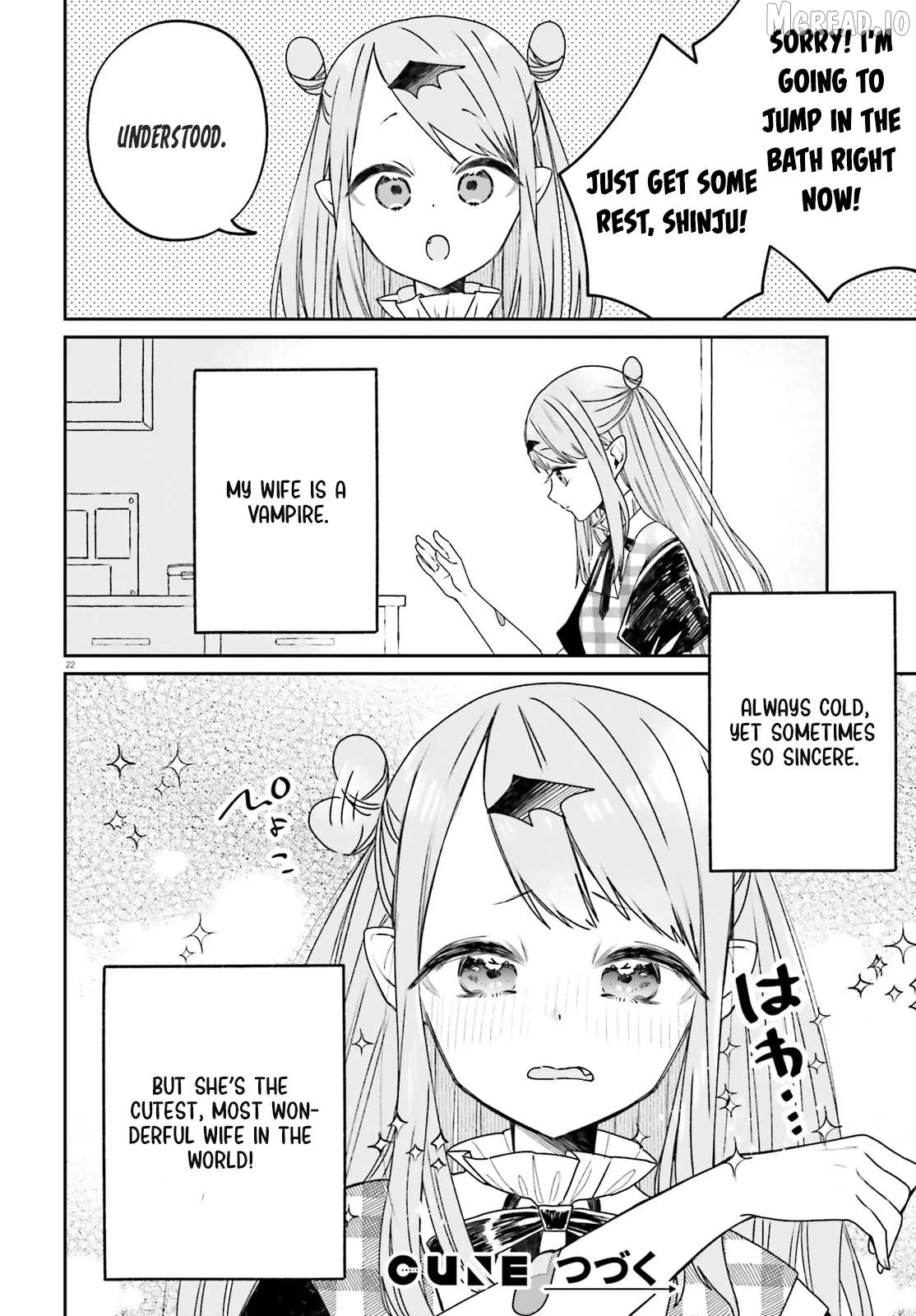 Futsutsukana Kyuketsuki Desuga, Suenagaku Yoroshiku Onegai Shimasu Chapter 1 - page 23