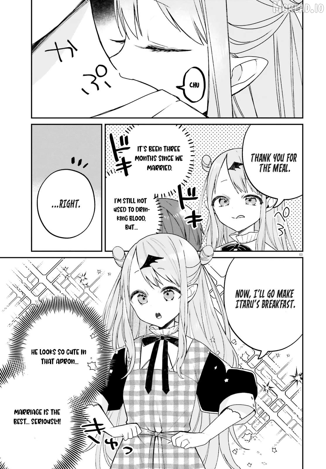 Futsutsukana Kyuketsuki Desuga, Suenagaku Yoroshiku Onegai Shimasu Chapter 1 - page 4