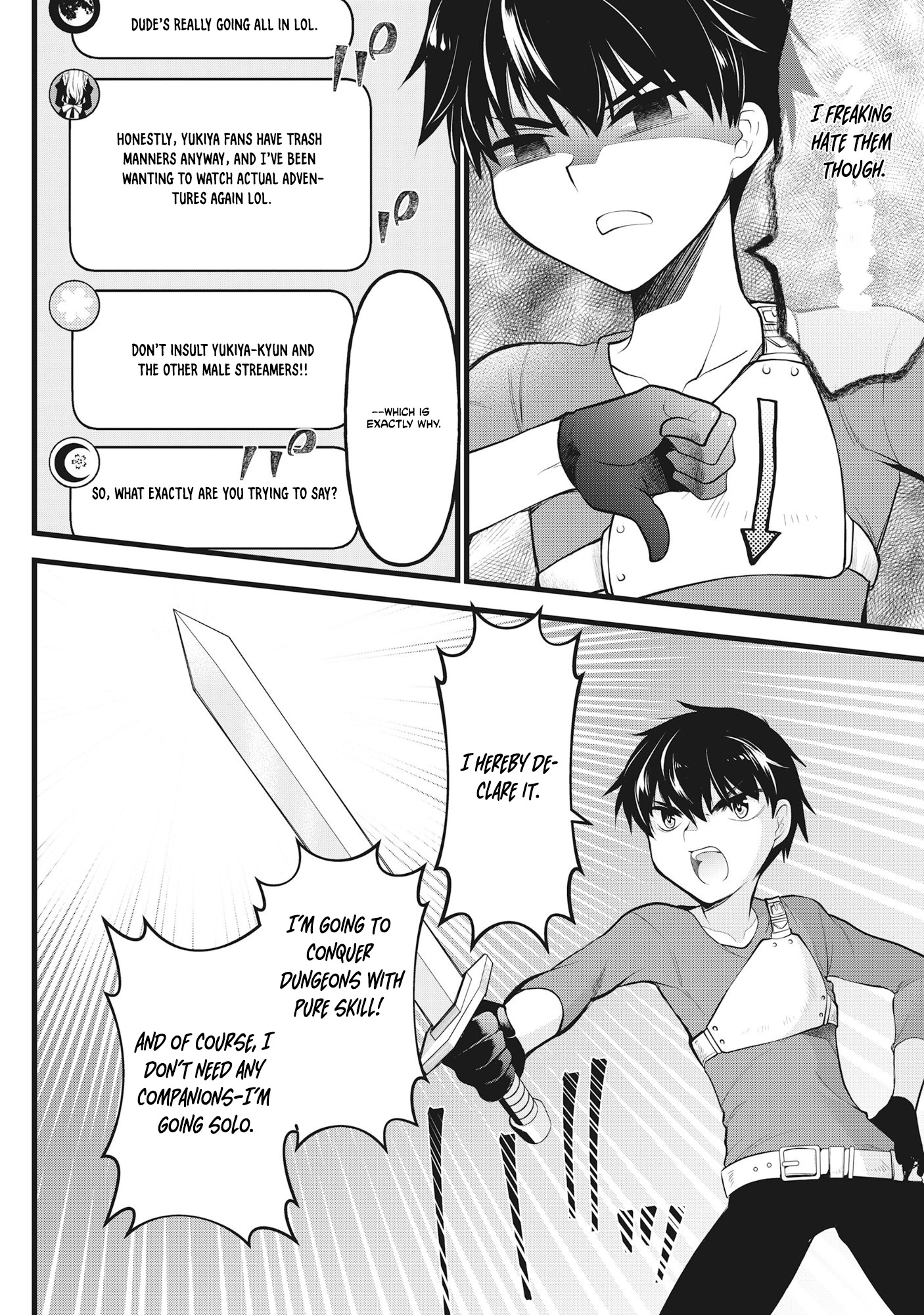The Belly-Punching Dungeon Streamer: Why I Fight Even in a World with a 1:100 Male-to-Female Ratio Chapter 1 - page 24