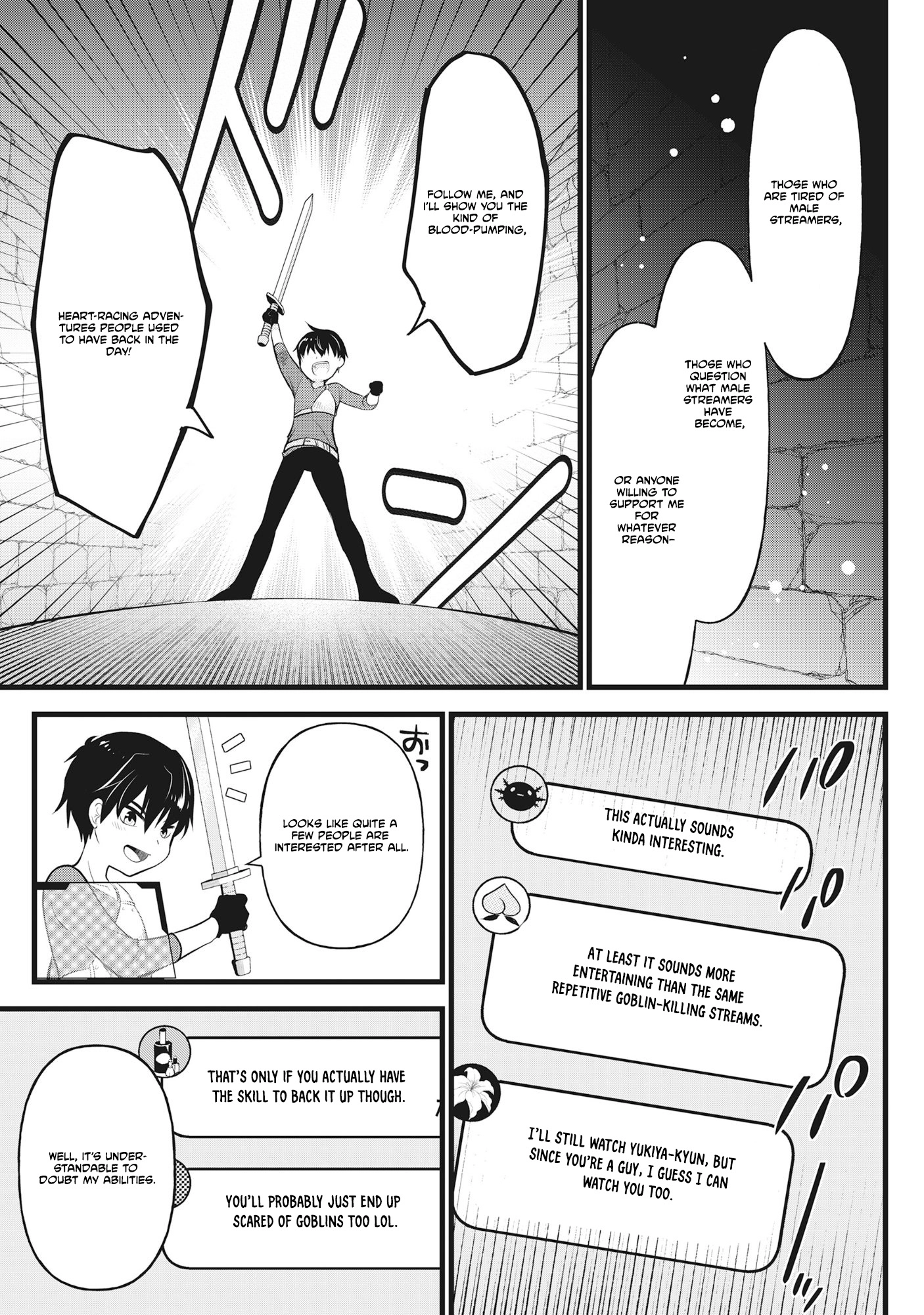 The Belly-Punching Dungeon Streamer: Why I Fight Even in a World with a 1:100 Male-to-Female Ratio Chapter 1 - page 25