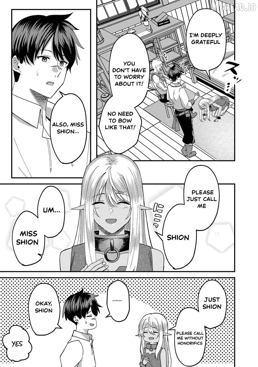 Boy Meets Girl Starting with a Contract: Boss, a Dark Elf Girl Fell from the Sky! Chapter 2 - page 10