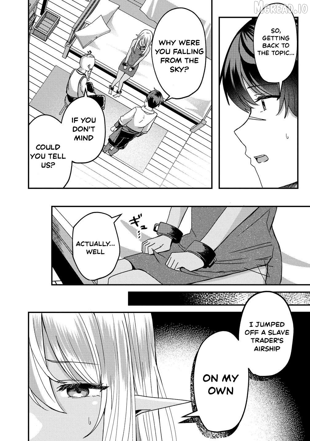 Boy Meets Girl Starting with a Contract: Boss, a Dark Elf Girl Fell from the Sky! Chapter 2 - page 11