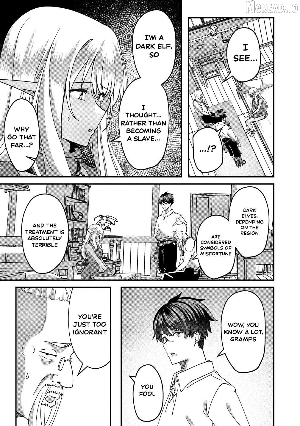 Boy Meets Girl Starting with a Contract: Boss, a Dark Elf Girl Fell from the Sky! Chapter 2 - page 12