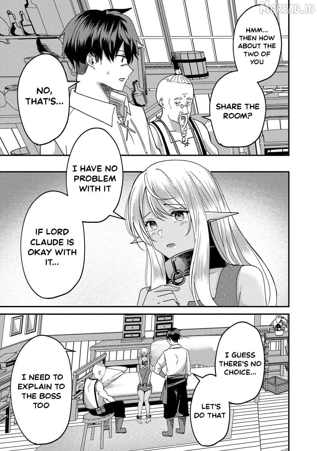 Boy Meets Girl Starting with a Contract: Boss, a Dark Elf Girl Fell from the Sky! Chapter 2 - page 16