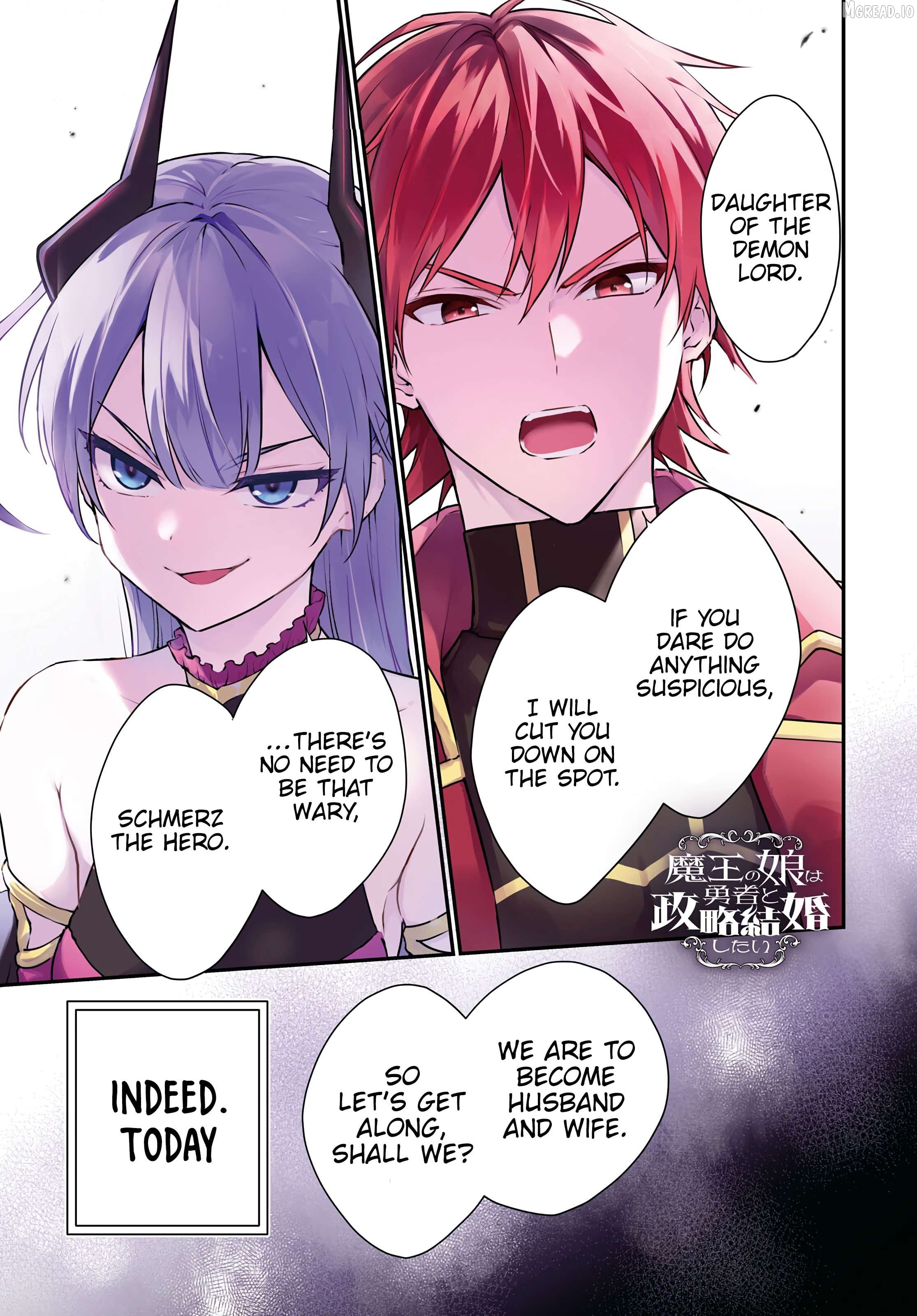 Maou no Musume wa Yuusha to Seiryaku Kekkon shitai Chapter 1 - page 3