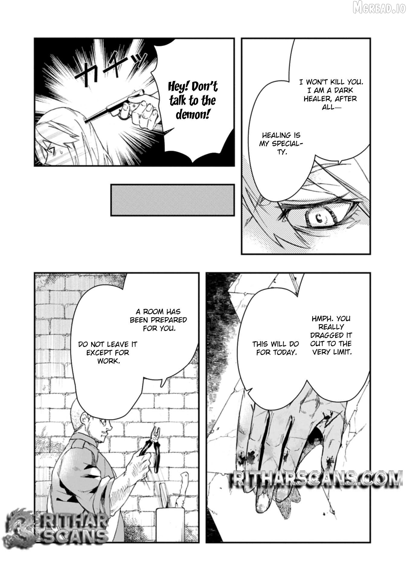 Itan No Dark Healer, Makoku Kanbu Toshite Jinrui Wo Suitai Ni Michibiku You Desu Chapter 1 - page 32