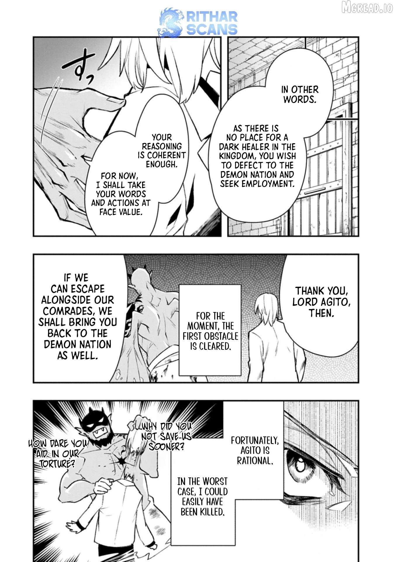 Itan No Dark Healer, Makoku Kanbu Toshite Jinrui Wo Suitai Ni Michibiku You Desu Chapter 3 - page 10