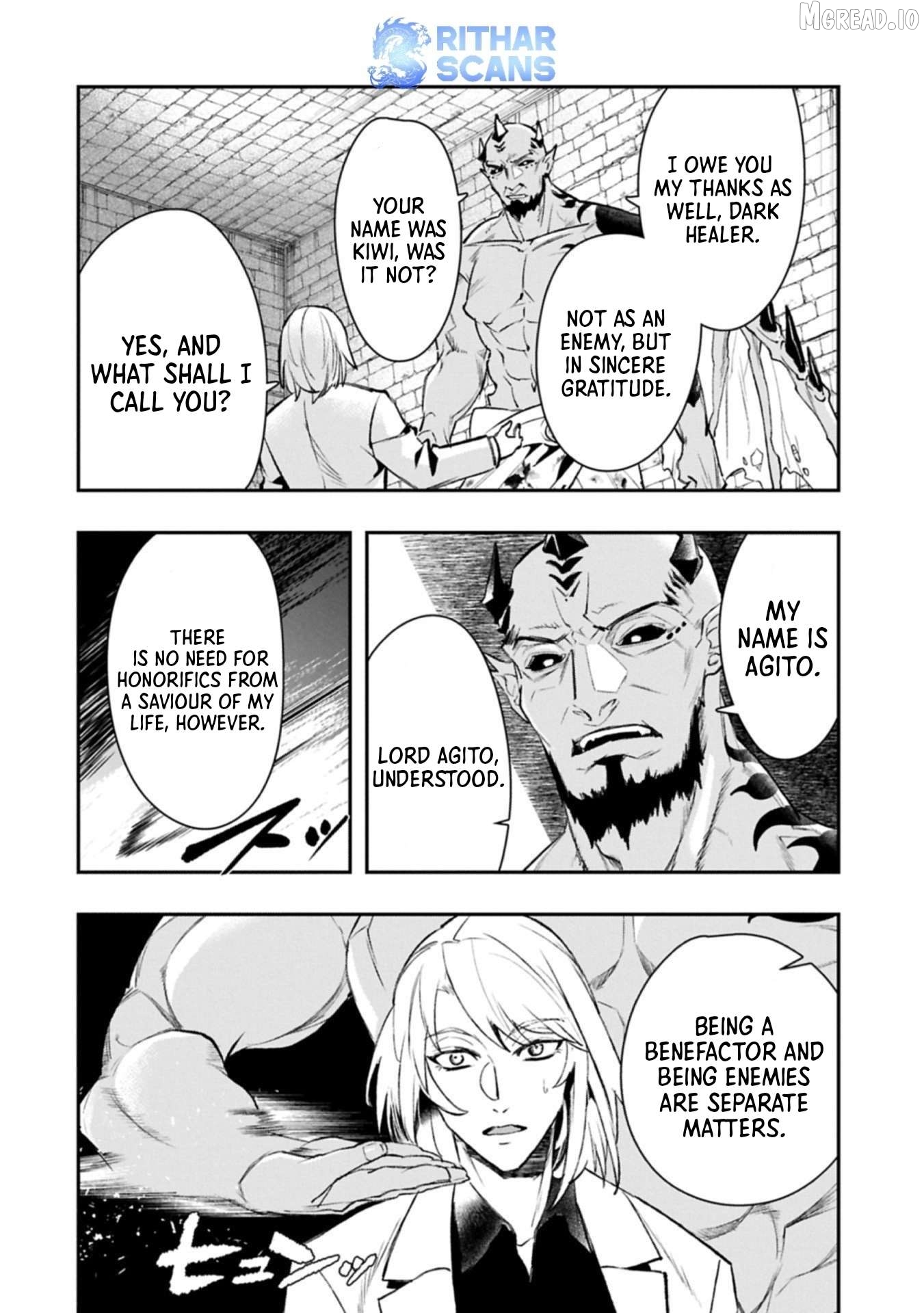 Itan No Dark Healer, Makoku Kanbu Toshite Jinrui Wo Suitai Ni Michibiku You Desu Chapter 3 - page 8