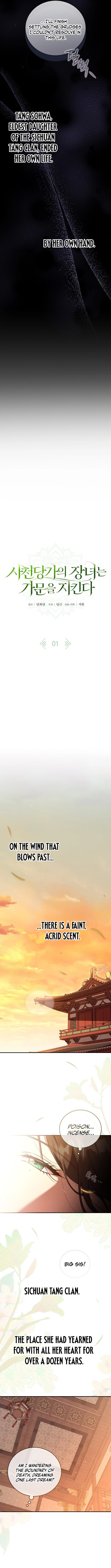 The Eldest Daughter of the Tang Clan of Sacheon Protects the Family Chapter 1 - page 7