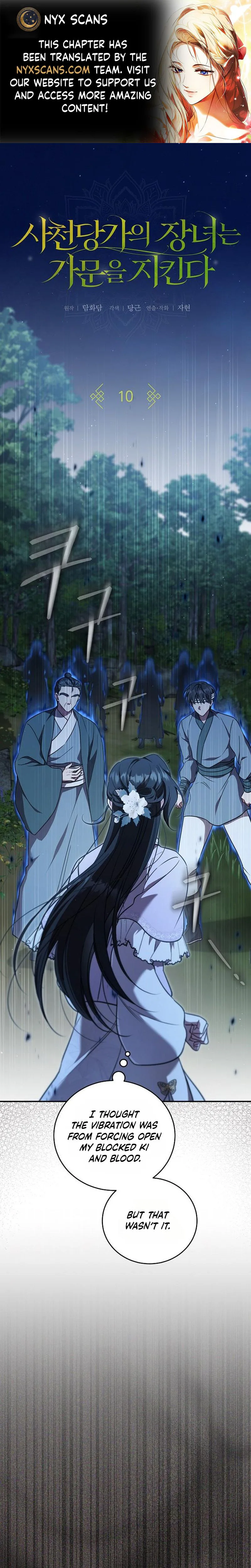 The Eldest Daughter of the Tang Clan of Sacheon Protects the Family Chapter 10 - page 1