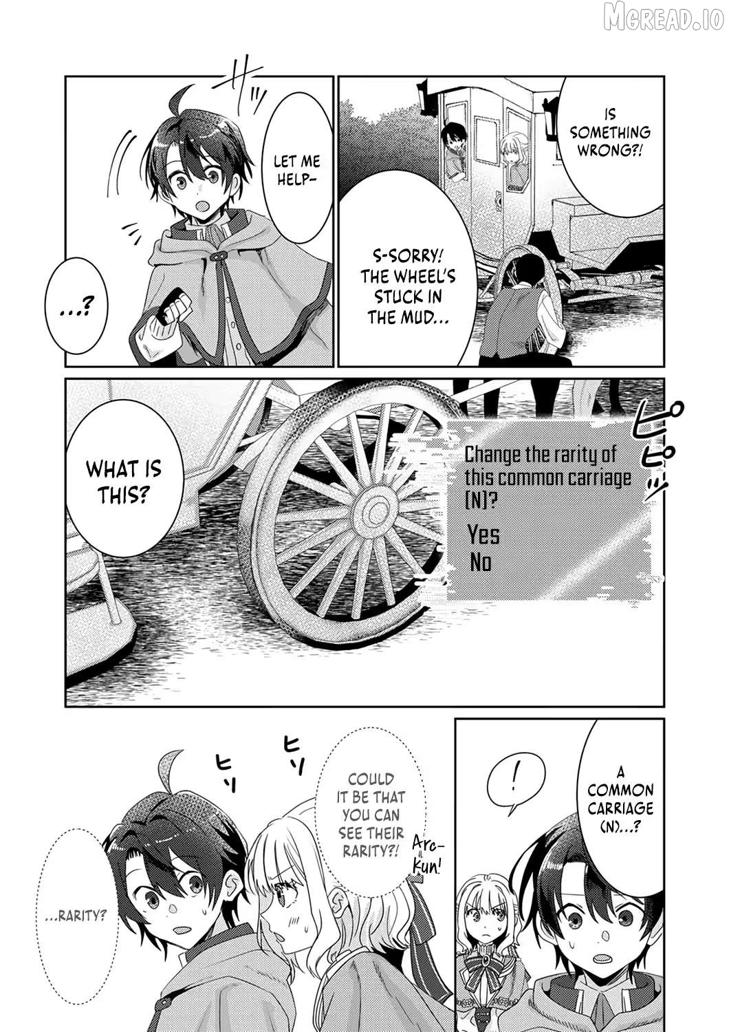 Territory Reformation of the [Rarity Changer] ~ Using a Skill That Turns Anything Into SSS-Rank, I Rebuild an Abandoned Land! Chapter 2 - page 8