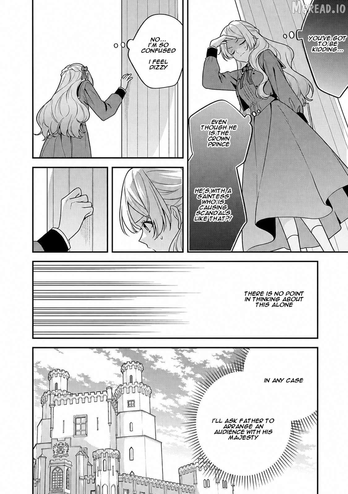 Akuyaku Reijou no Hazu na no ni Dekiai Route ga Kasoku-chuu?! Dou Iu Koto desu no? Anthology Comic Chapter 1 - page 12