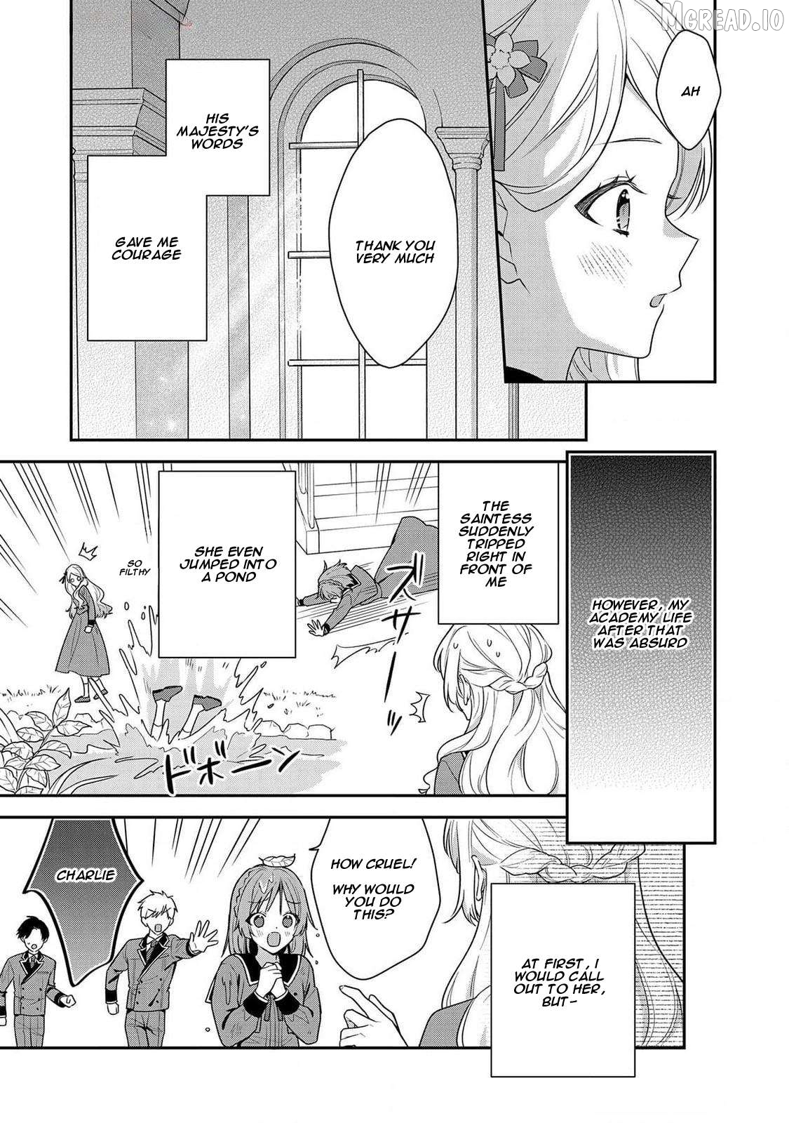 Akuyaku Reijou no Hazu na no ni Dekiai Route ga Kasoku-chuu?! Dou Iu Koto desu no? Anthology Comic Chapter 1 - page 15