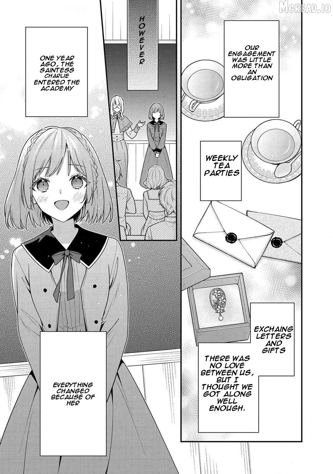 Akuyaku Reijou no Hazu na no ni Dekiai Route ga Kasoku-chuu?! Dou Iu Koto desu no? Anthology Comic Chapter 1 - page 9