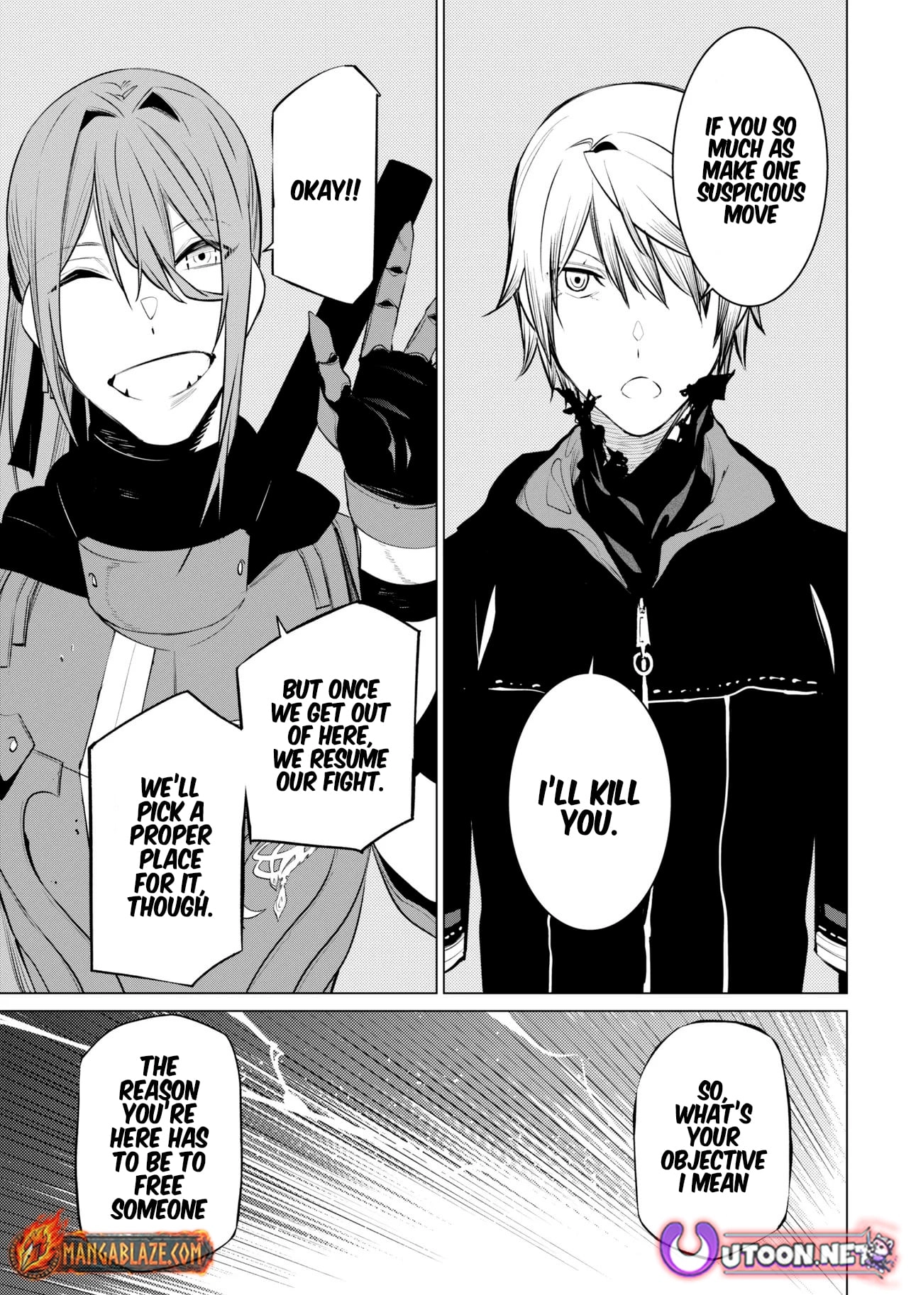 SSS RANK DUNGEON DE KNIFE ICHIHON TEWATASARE TSUIHOU SARETA HAKUMA DOUSHI Chapter 29 - page 28