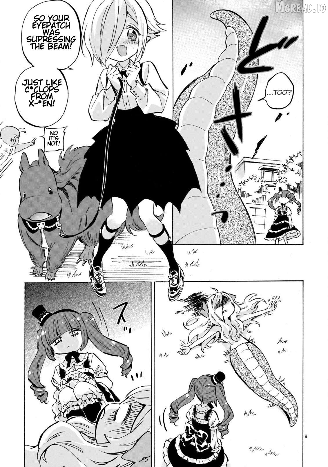 Jashin-chan Dropkick Chapter 299 - page 9