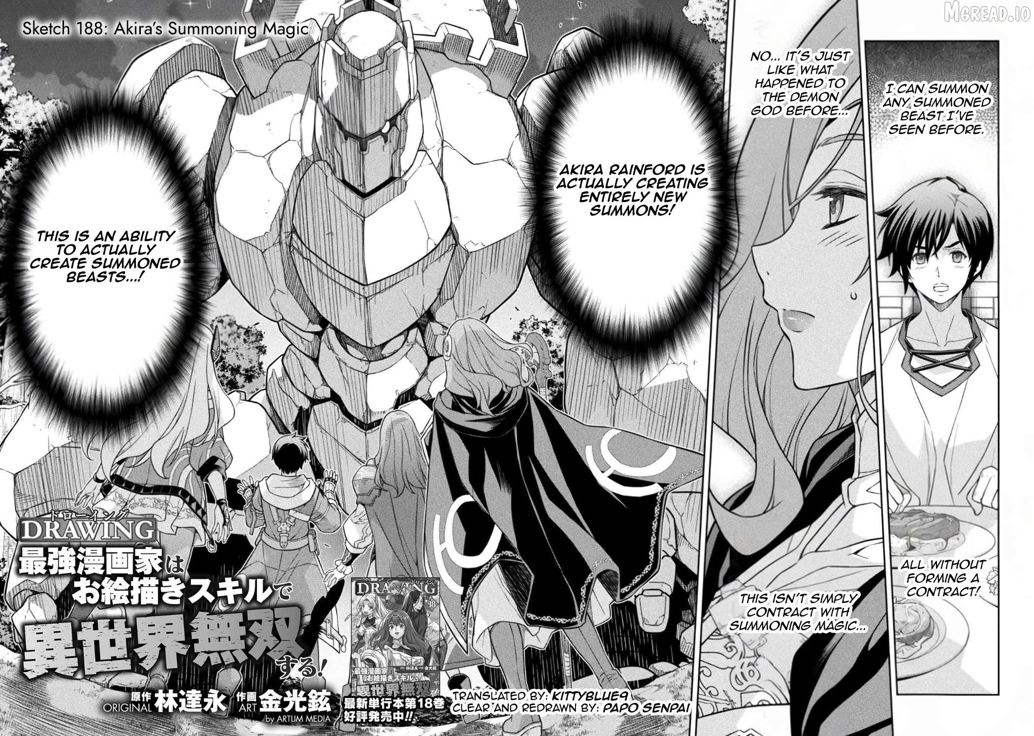 Drawing: The Greatest Mangaka Becomes A Skilled “Martial Artist” In Another World Chapter 188 - page 2