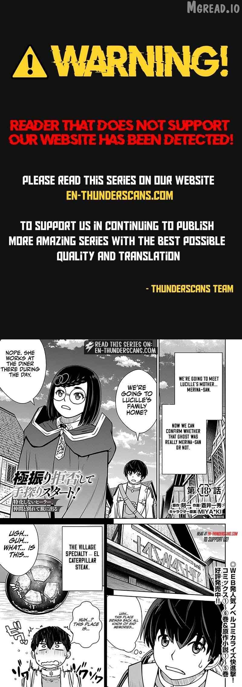 Gokufuri Kyohi Shite Tesaguri Start! Tokka Shinai Healer, Nakama to Wakarete Tabi ni Deru Chapter 48 - page 1