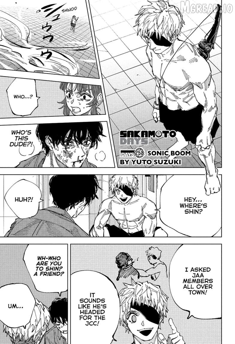 Sakamoto Days Chapter 258 - page 1