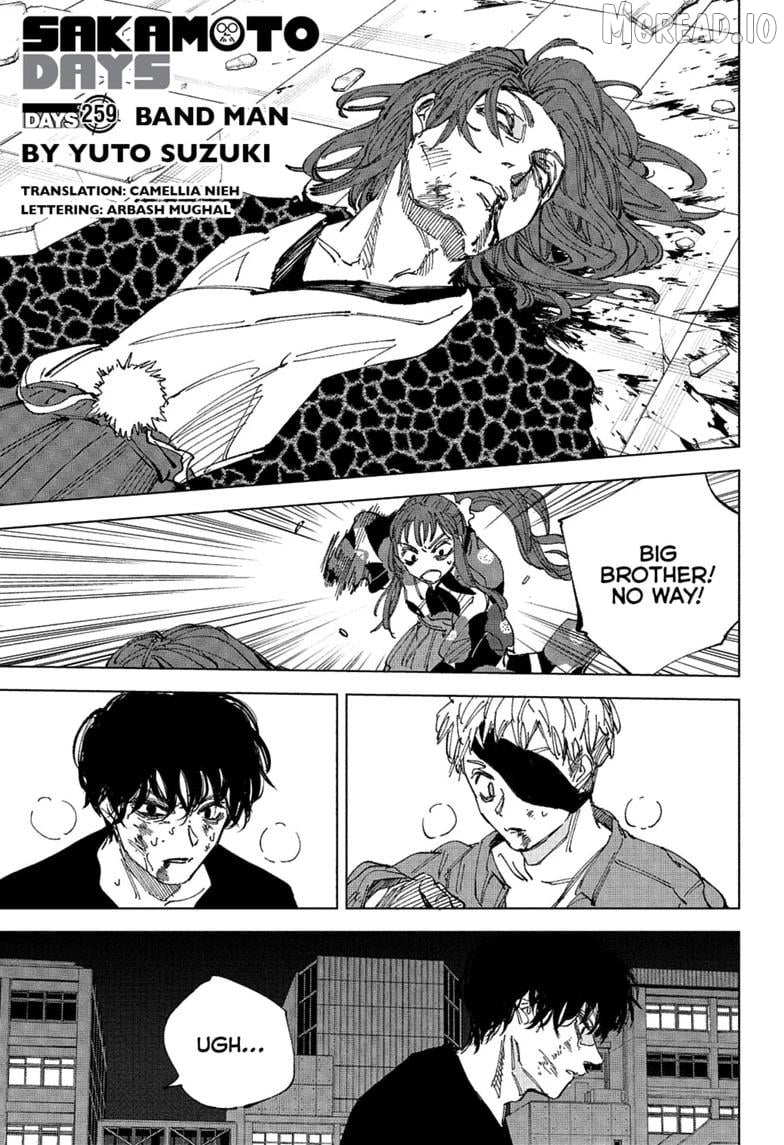 Sakamoto Days Chapter 259 - page 1