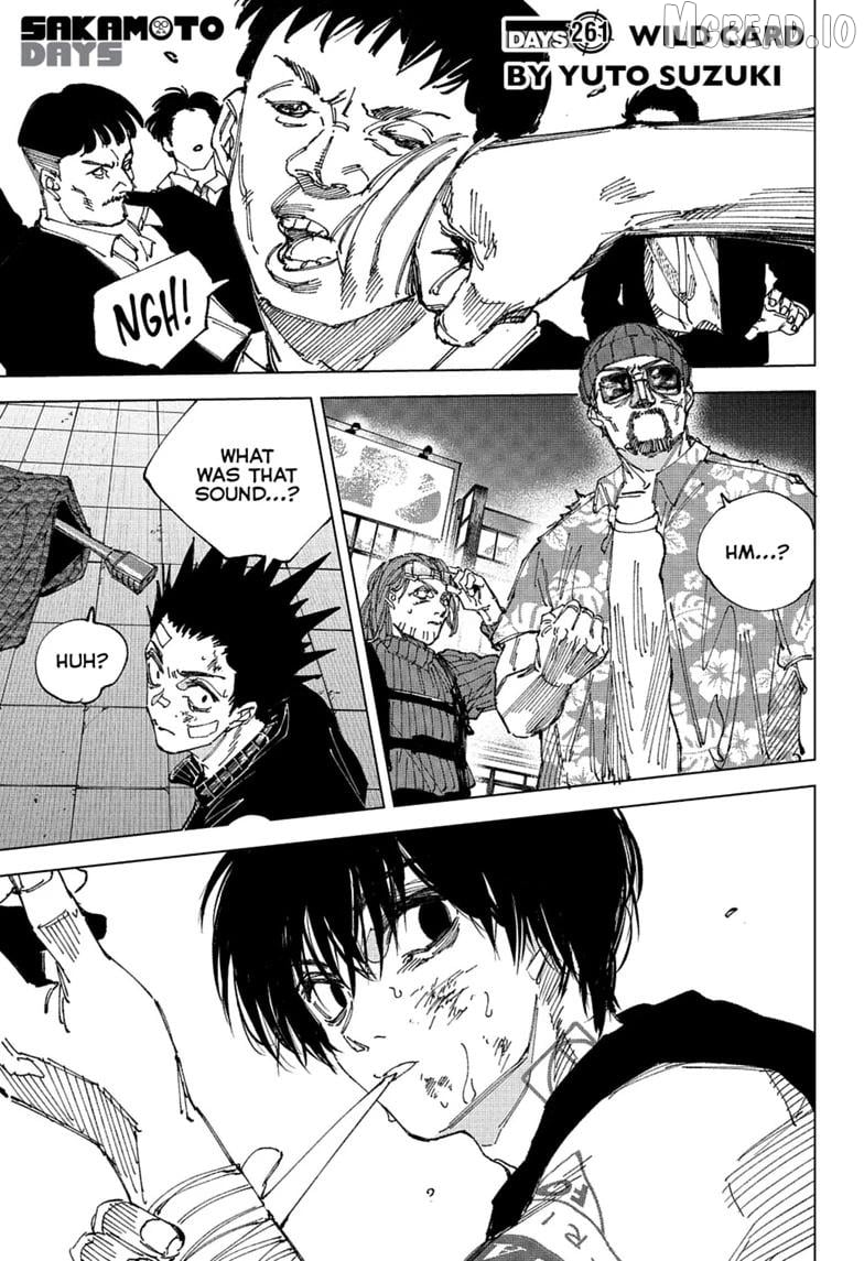 Sakamoto Days Chapter 261 - page 1