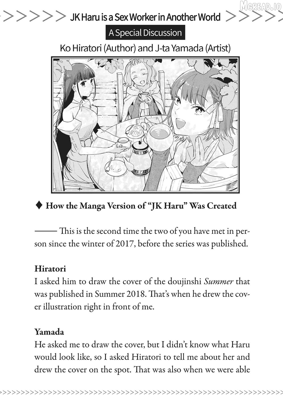 Jk Haru Wa Isekai De Shoufu Ni Natta Chapter 44.8 - page 1