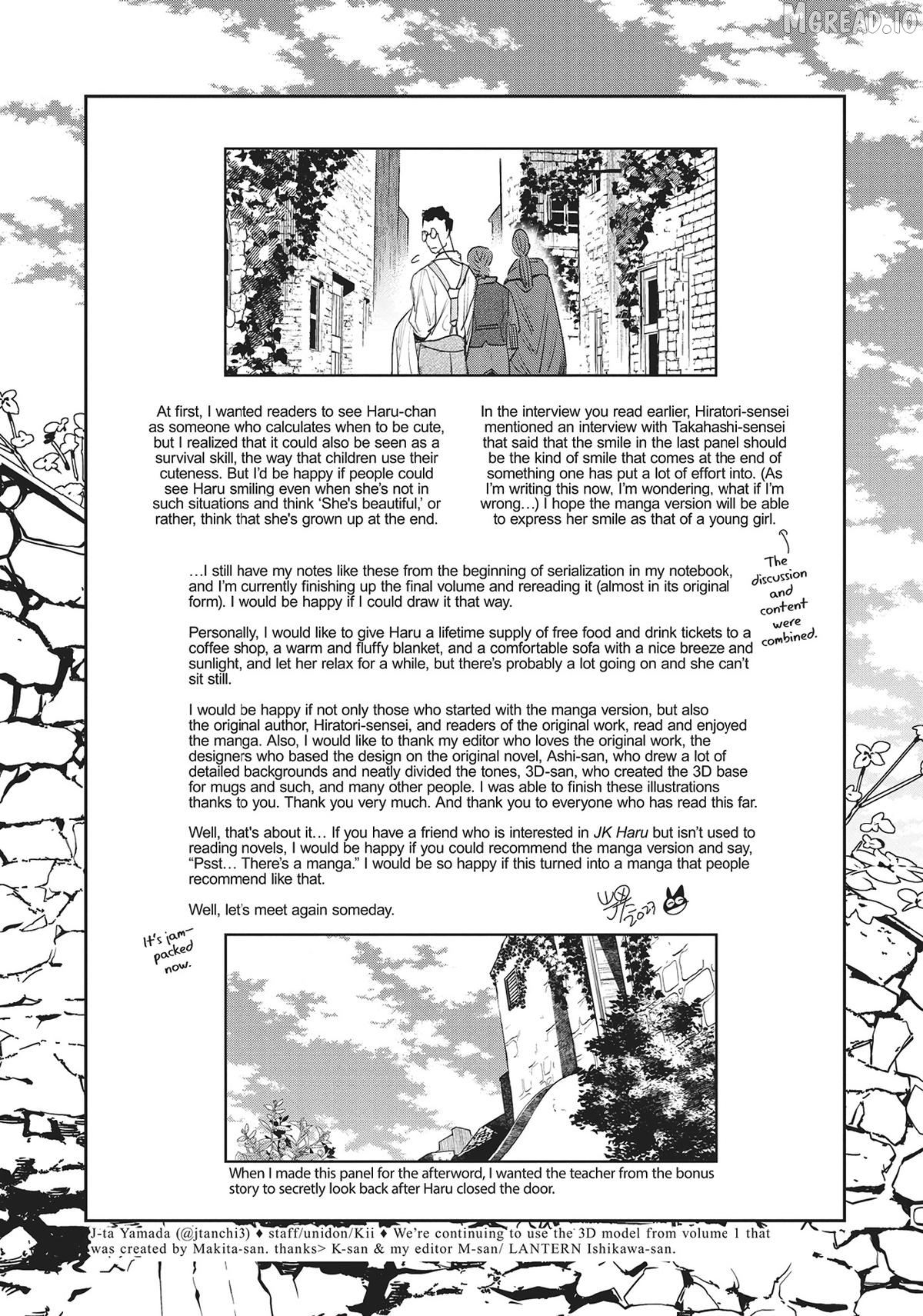 Jk Haru Wa Isekai De Shoufu Ni Natta Chapter 44.8 - page 20