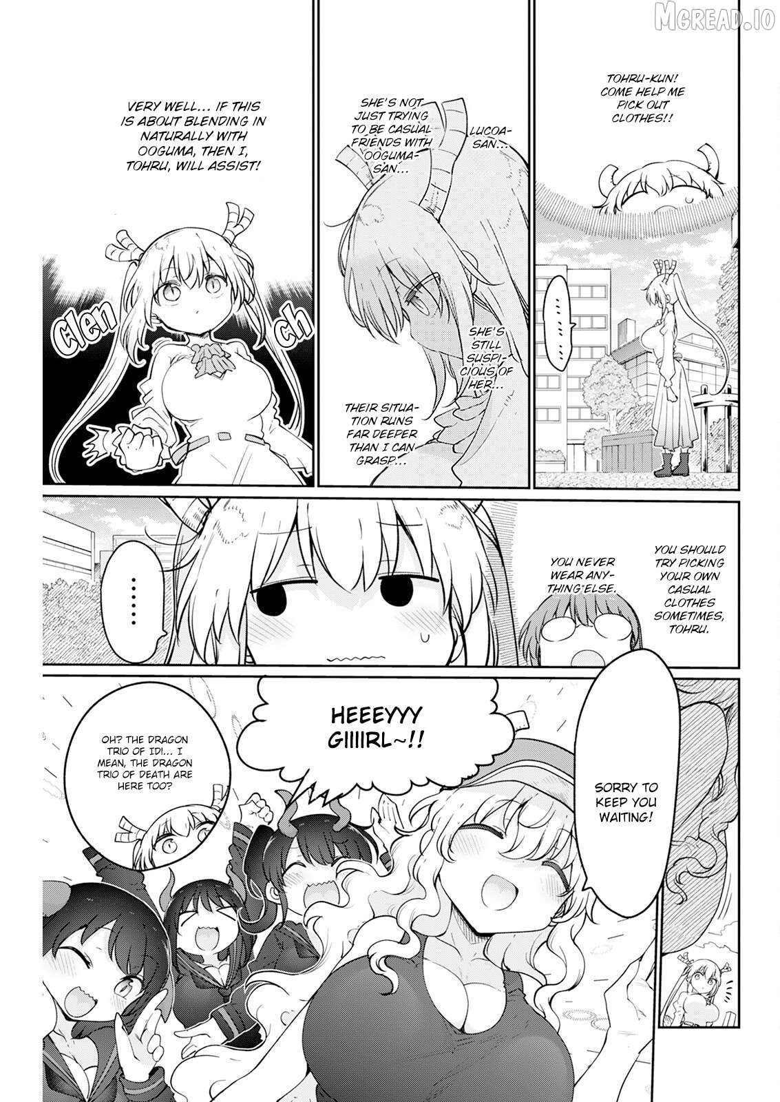 Kobayashi-San Chi No Maid Dragon Chapter 184 - page 3