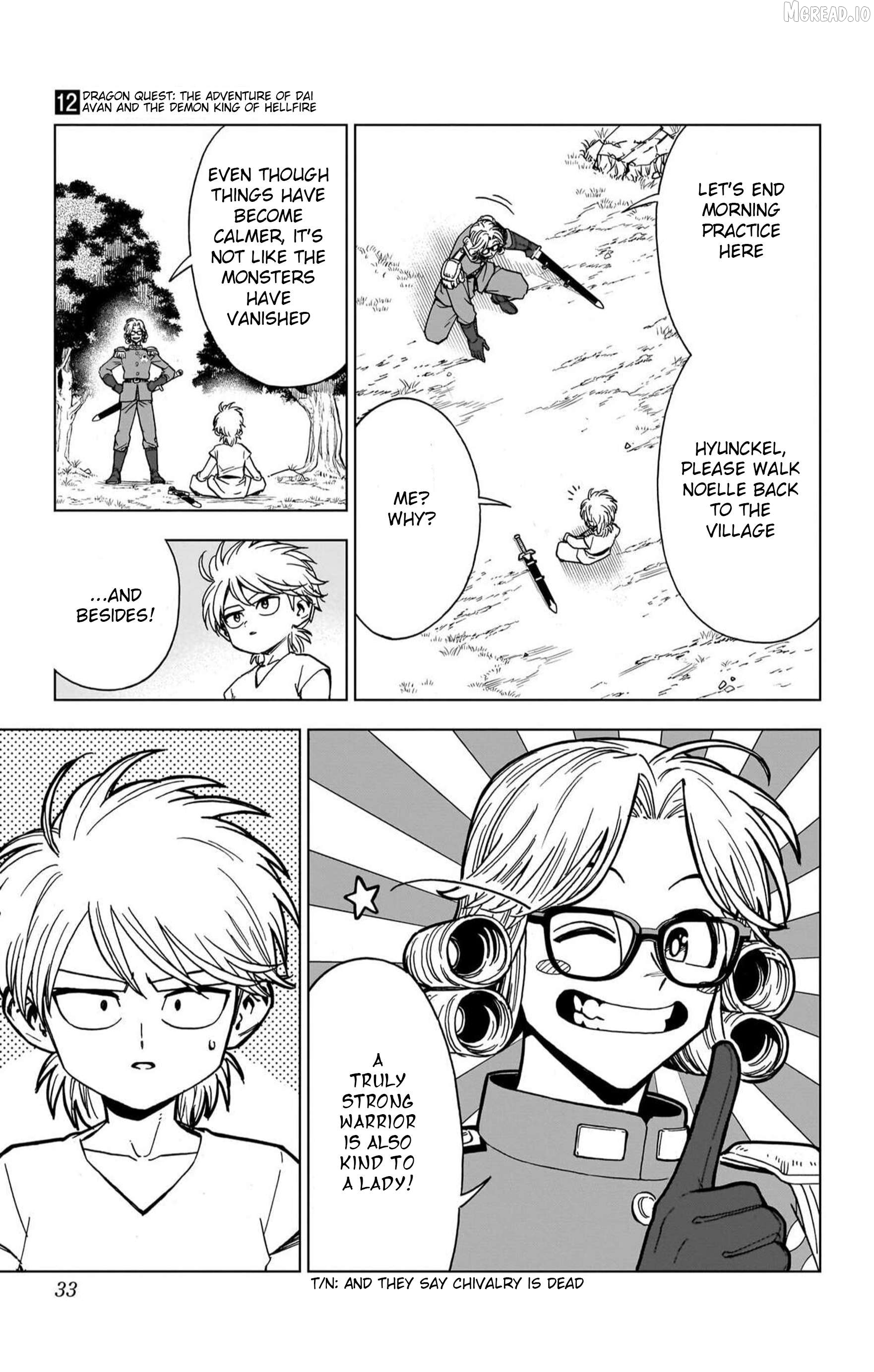 Dragon Quest The Great Adventure Of Dai – Avan The Brave And The Demon King Of Hellfire Chapter 45 - page 32