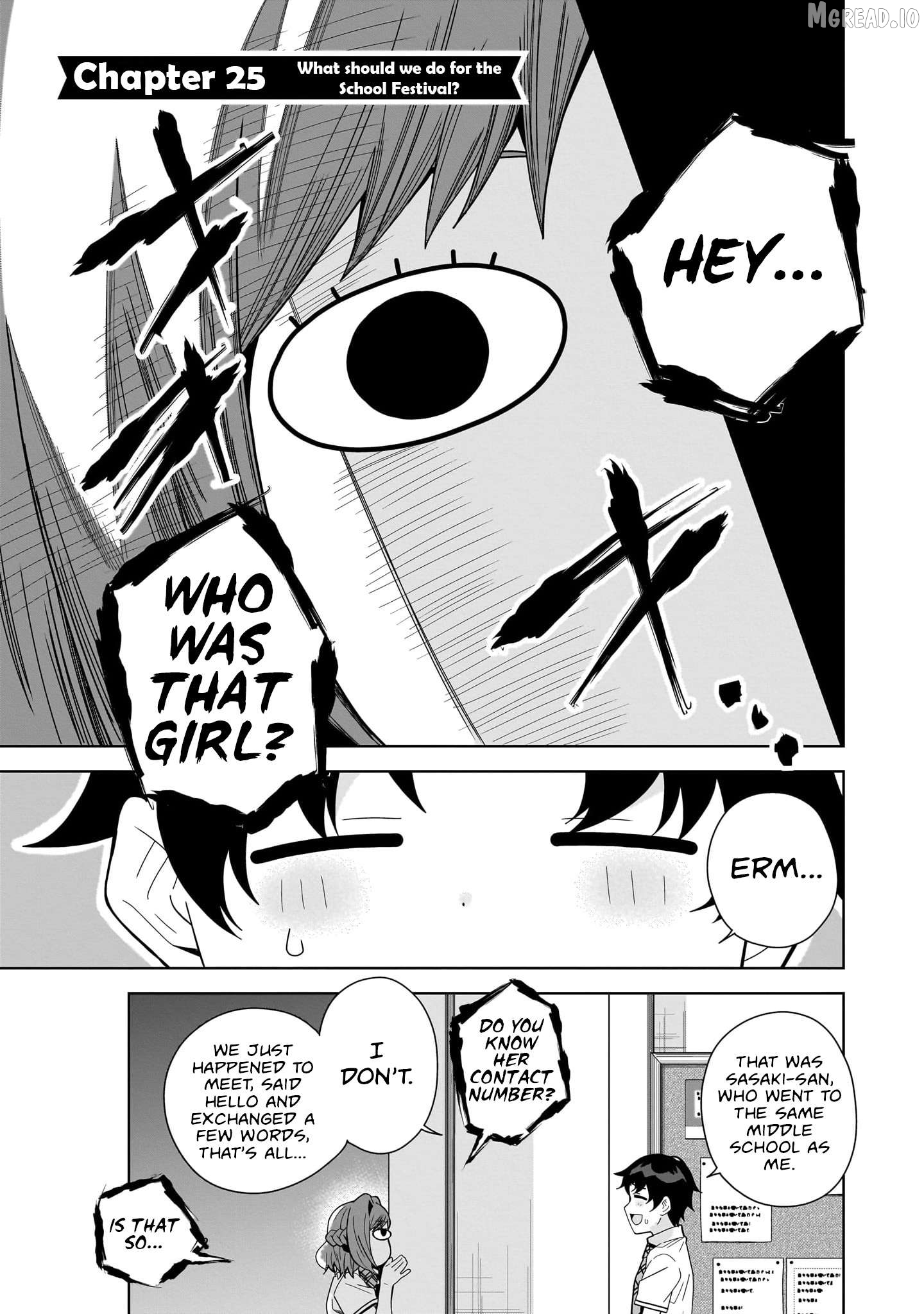 Classmate No Moto Idol Ga, Tonikaku Kyodou Fushin Nan Desu Chapter 25 - page 1