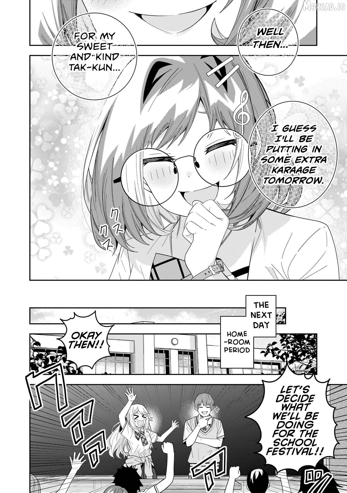 Classmate No Moto Idol Ga, Tonikaku Kyodou Fushin Nan Desu Chapter 25 - page 8