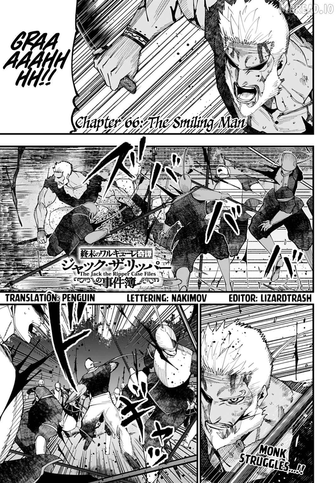 Shuumatsu no Valkyrie Kitan – Jack the Ripper no Jikenbo Chapter 66 - page 1