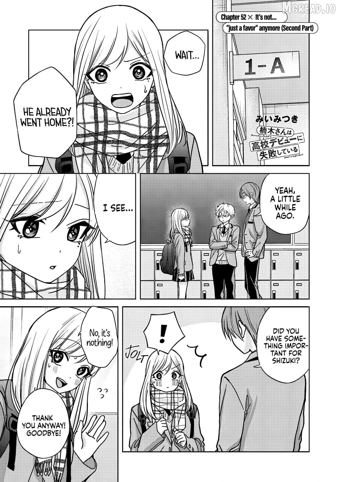 Kusunoki-San Failed To Debut In High School Chapter 52.2 - page 1