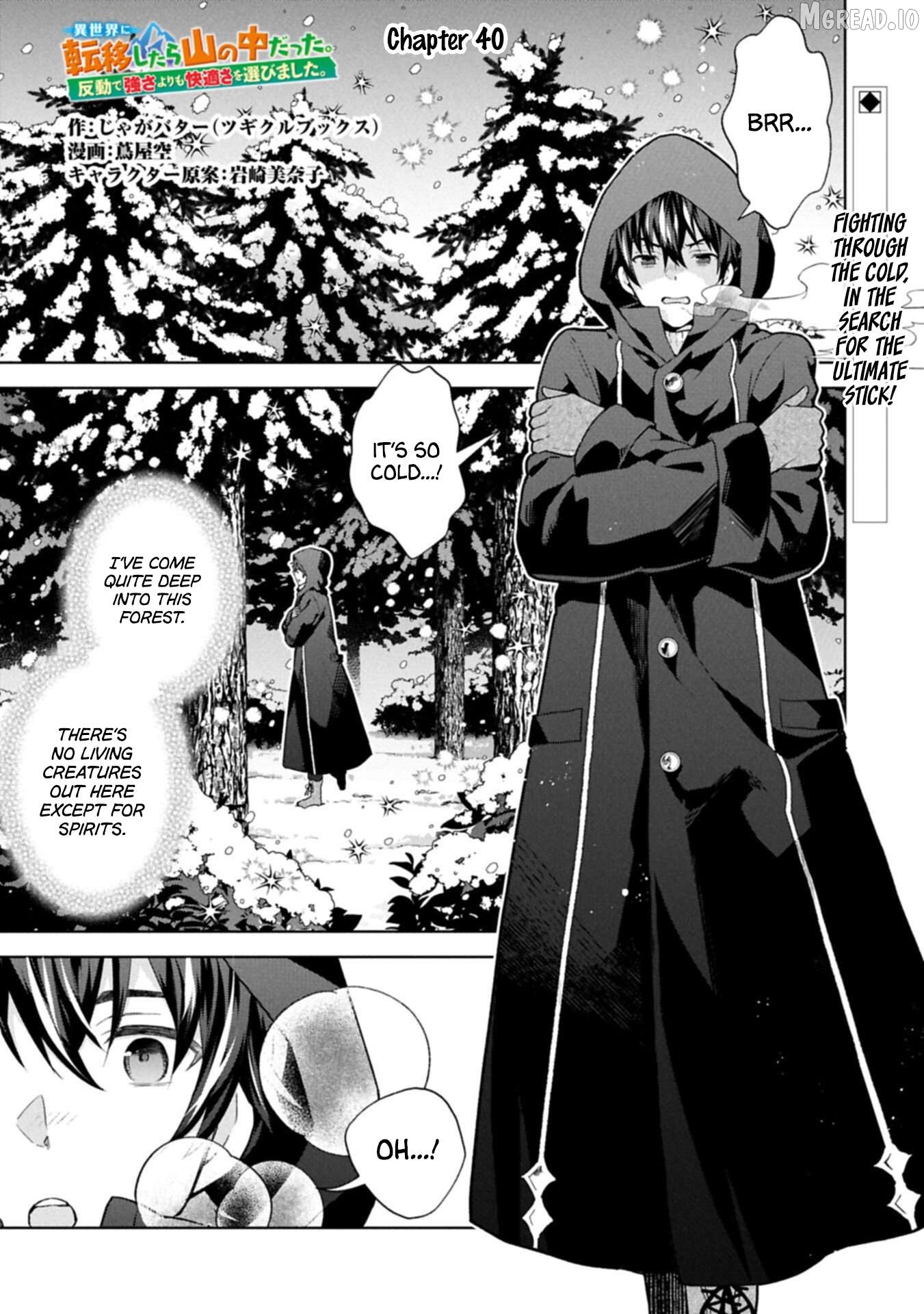 I Got Sent to Another World, but It’s in the Mountains. In Reaction, I Choose Comfort Over Strength. Chapter 40 - page 1