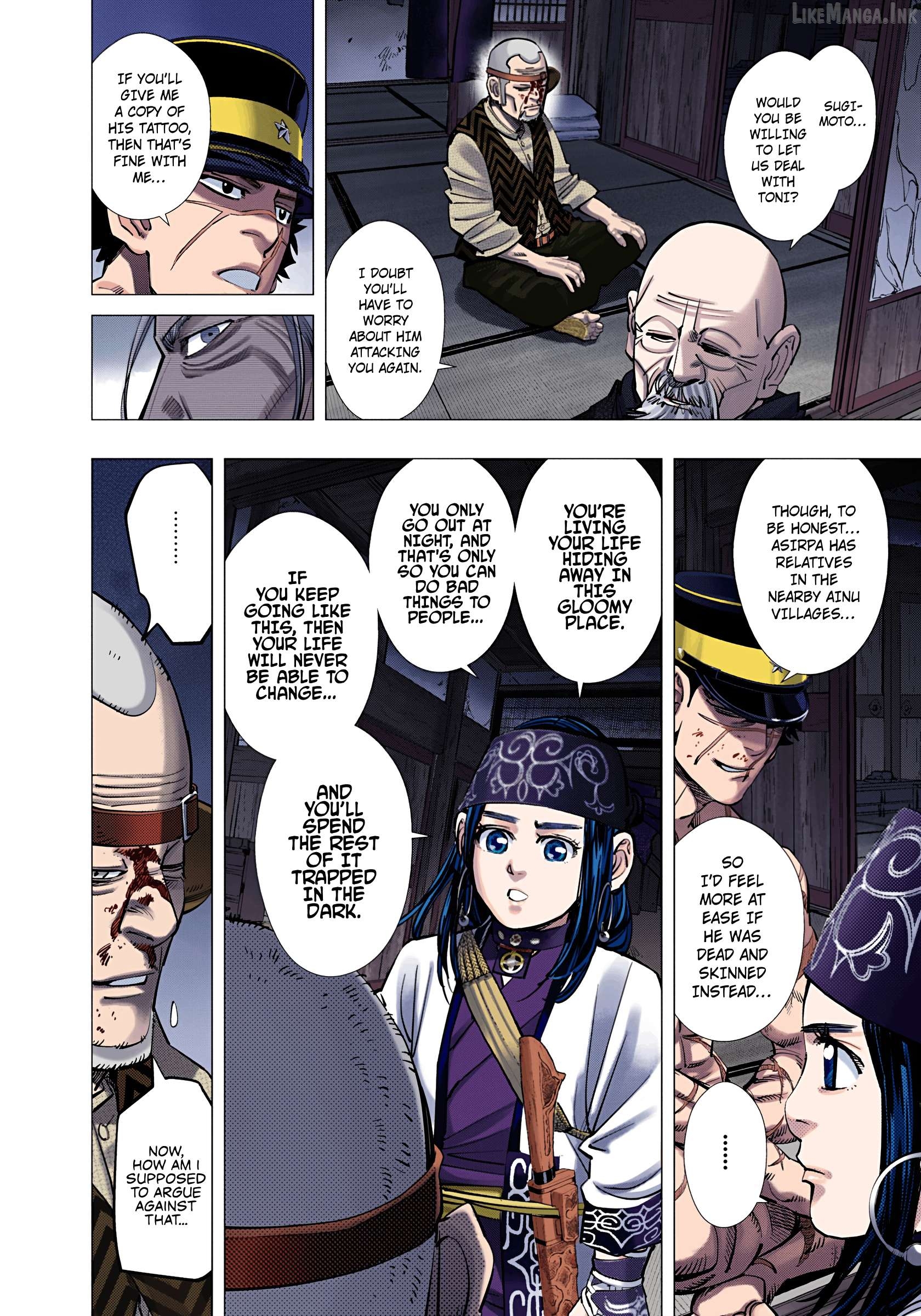 Golden Kamuy - Digital Colored Comics Chapter 124 - page 2