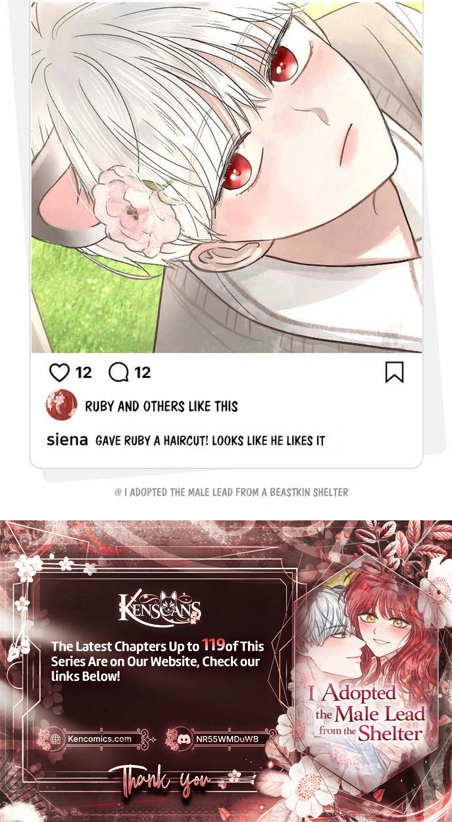 I Adopted a Male Lead From a Prison Shelter Chapter 109 - page 32