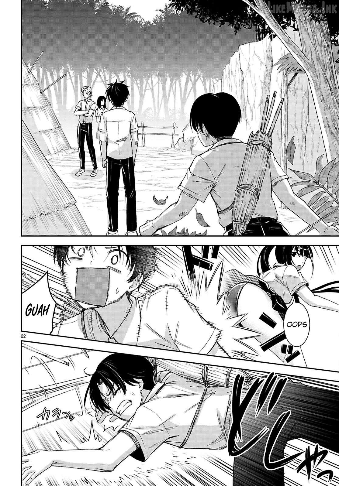 Isekai Yurutto Survival Seikatsu: Gakkou no Minna to Isekai no Mujintou ni Tenishitakedo Ore Dake Rakushou desu Chapter 48 - page 23