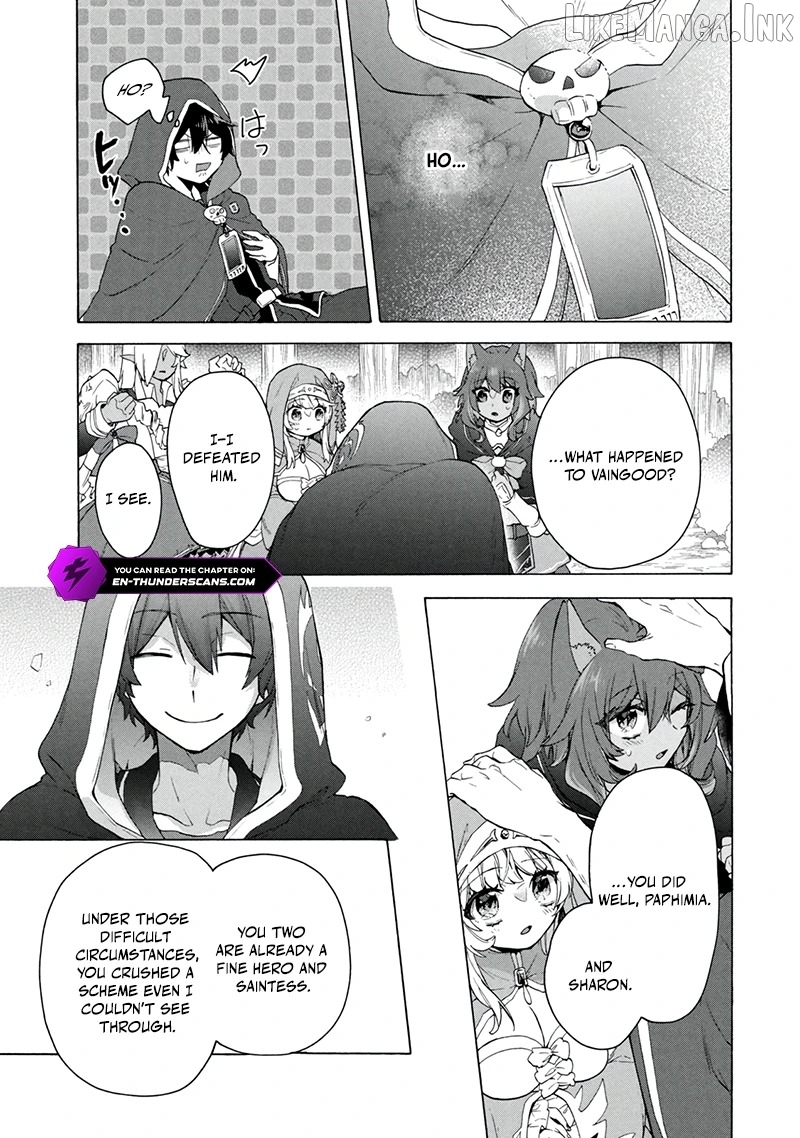 "Kukuku ....... He is the weakest of the Four Heavenly Kings." I was dismissed from my job, but somehow I became the master of a hero and a holy maiden. Chapter 21.1 - page 12