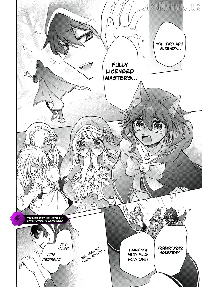 "Kukuku ....... He is the weakest of the Four Heavenly Kings." I was dismissed from my job, but somehow I became the master of a hero and a holy maiden. Chapter 21.1 - page 17