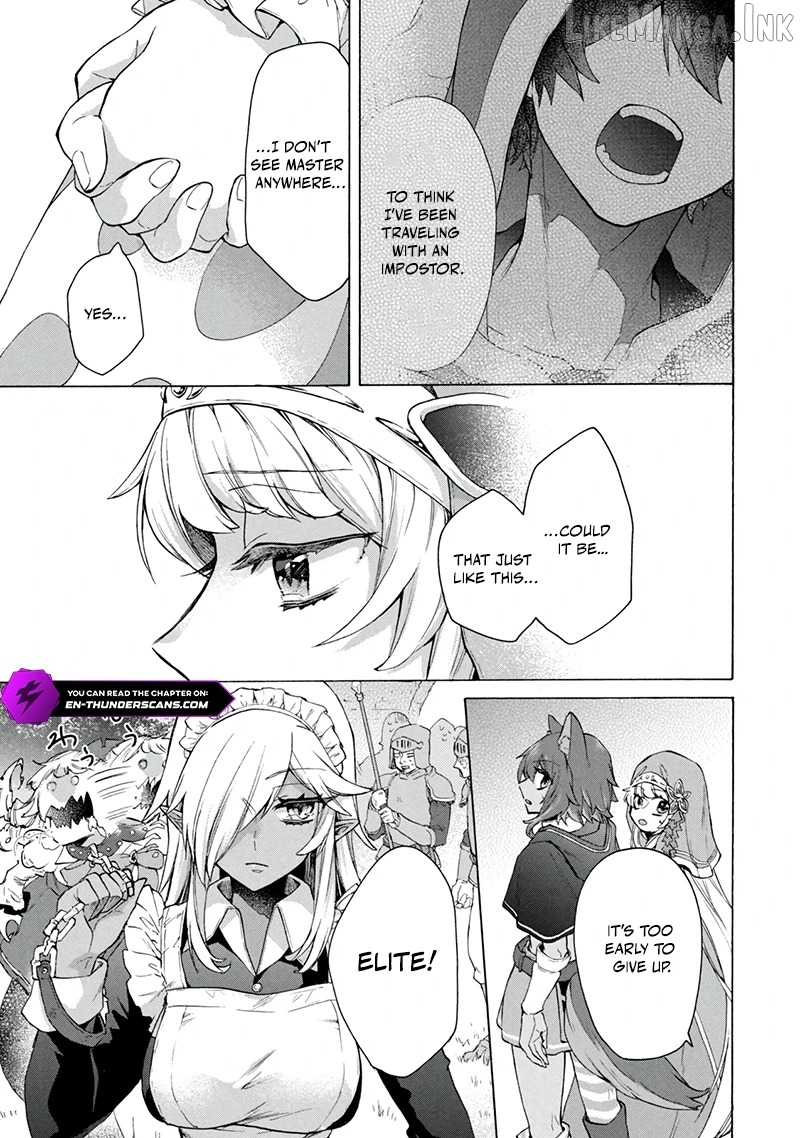 "Kukuku ....... He is the weakest of the Four Heavenly Kings." I was dismissed from my job, but somehow I became the master of a hero and a holy maiden. Chapter 21.1 - page 4