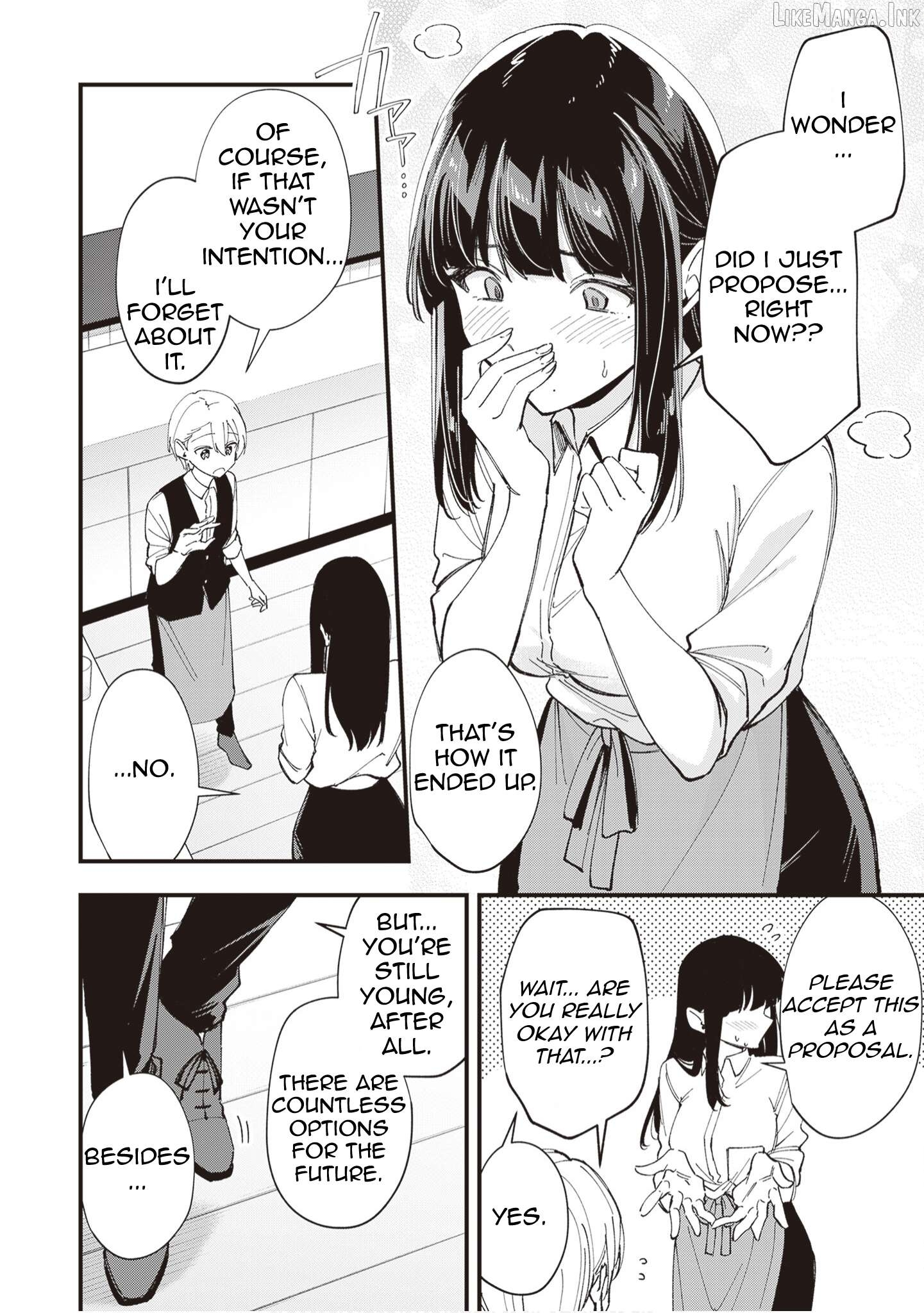 The Manager And The Oblivious Waitress Chapter 53 - page 7