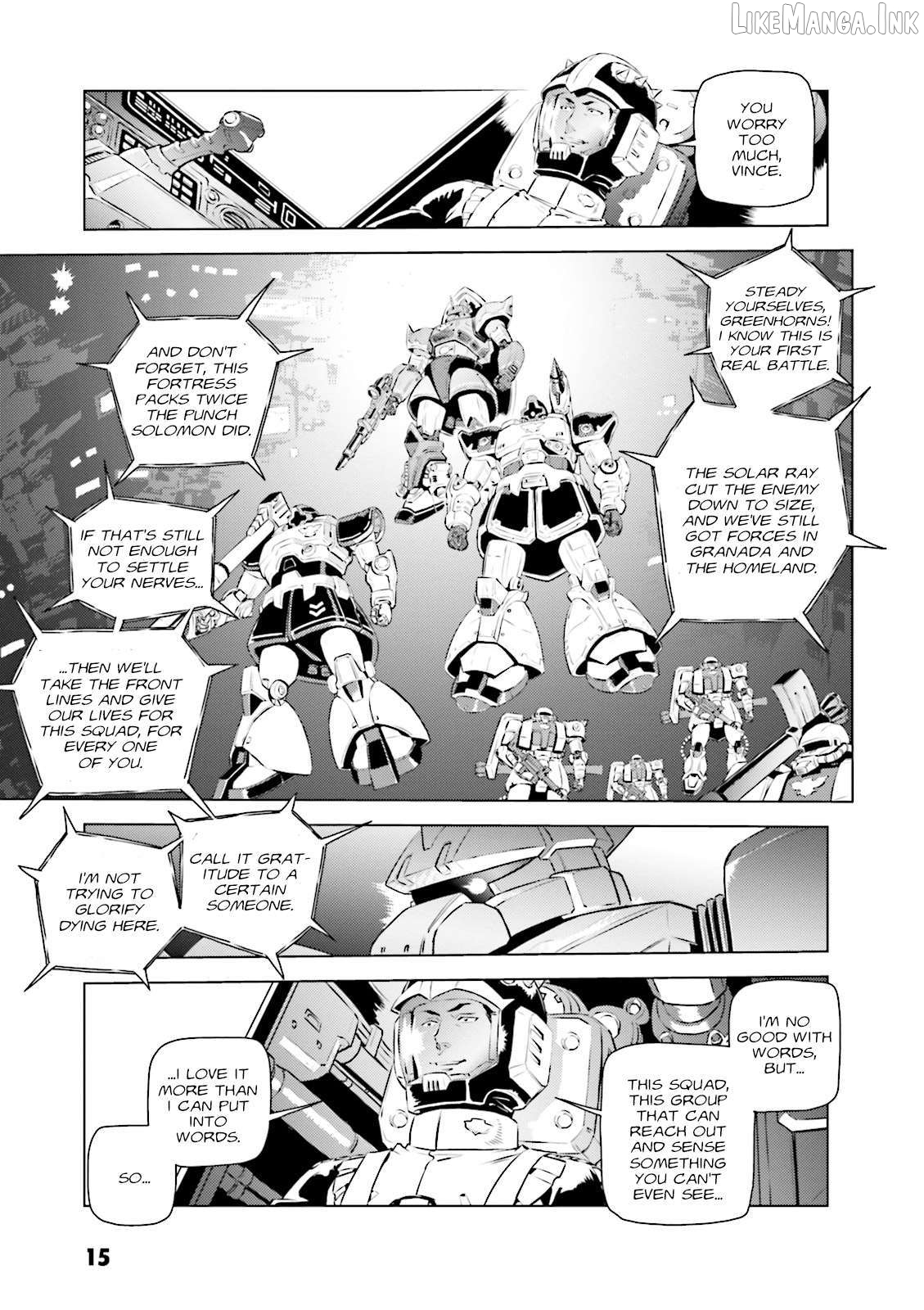 Mobile Suit Gundam Side Story - Missing Link Chapter 13 - page 15