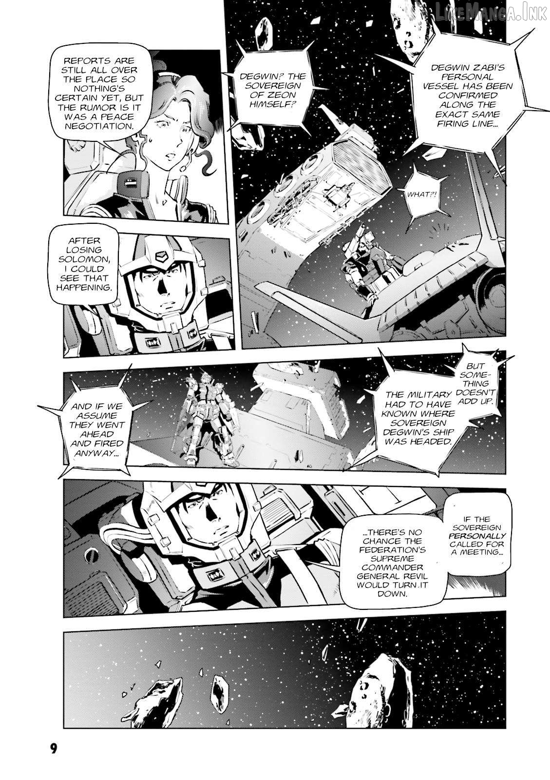Mobile Suit Gundam Side Story - Missing Link Chapter 13 - page 9